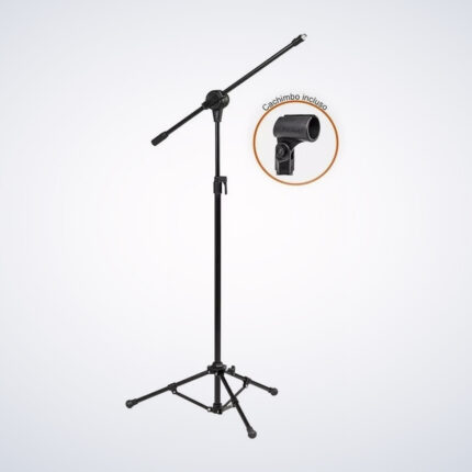 Pedestal Suporte Para Microfone Vector PMV 100P