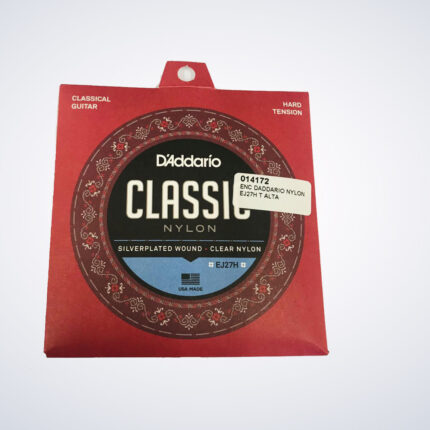 Encordoamento Daddario Nylon EJ27H T Alta