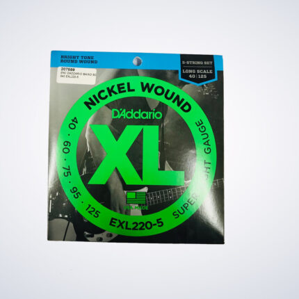 Encordoamento Daddario Baixo 5C 040 EXL220-5