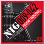 Encordoamento NIG Guitarra N63 009 Tradicional