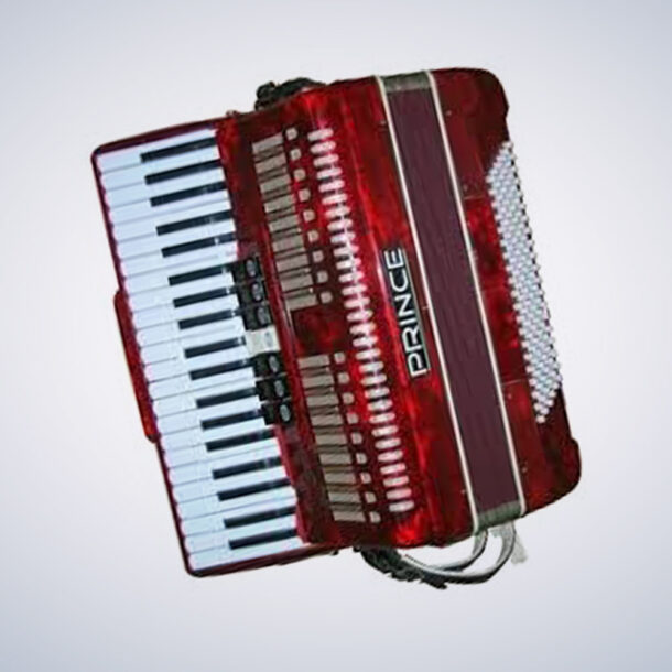 Acordeon Prince 120 Baixos WR Vinho