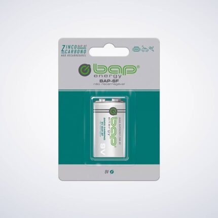 BATERIA 9V BAP 6F ZINCO CARBONO