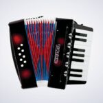 ACORDEON TURBINHO 104 INFANTIL PRETO MG FERREIRA