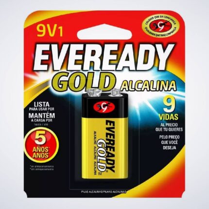 BATERIA 9V EVEREADY ALCALINA GOLD