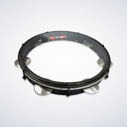 PANDEIRO 12 CONTEMP MD 12 BLACK TARR SIMPLES-84LBK