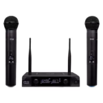 MICROFONE DYLAN UDX-02 MULTI UHF SEM FIO DUPLO MAO - Imagem 2