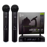 MICROFONE DYLAN UDX-02 MULTI UHF SEM FIO DUPLO MAO