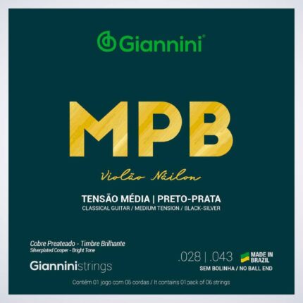 ENCORDOAMENTO GIANNINI NYLON GENWS CRI PTA