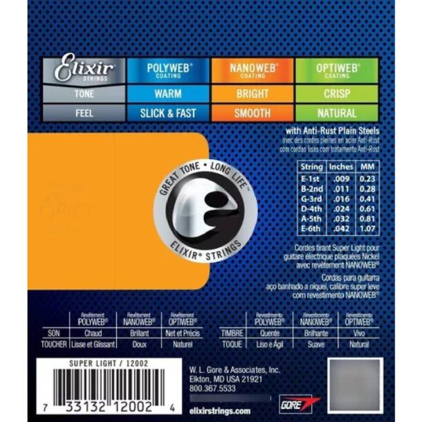 ENC ELIXIR GUIT 009 SUPER LIGHT 3214 - Image 3