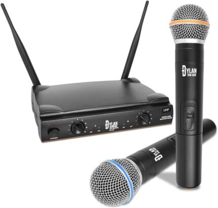 Microfones Dylan DW-602 dinâmico cardioide preto