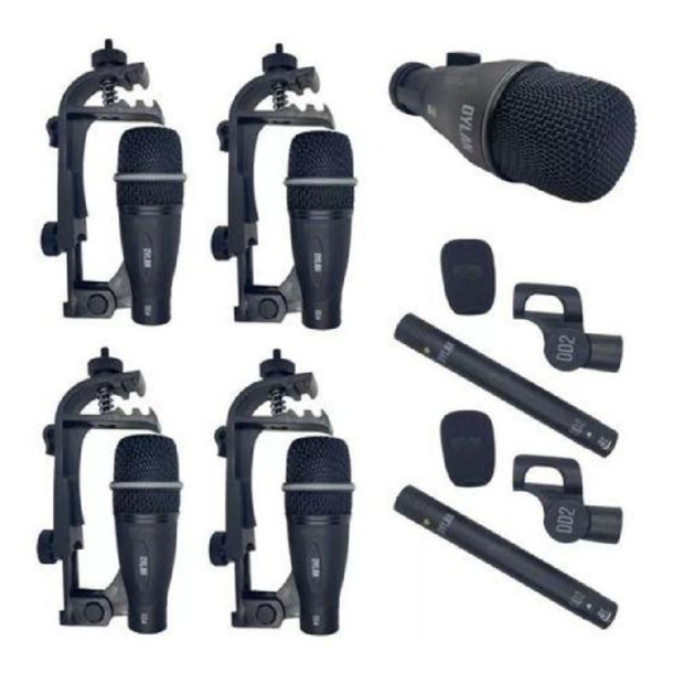KIT MICROFONE DYLAN DD-7 P/BATERIA - Image 2