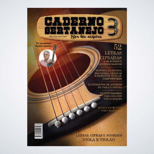 CADERNO SERTANEJO 3 GINAPACK