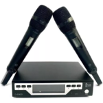 MICROFONE DYLAN D-8000S UHF SEM FIO DUPLO