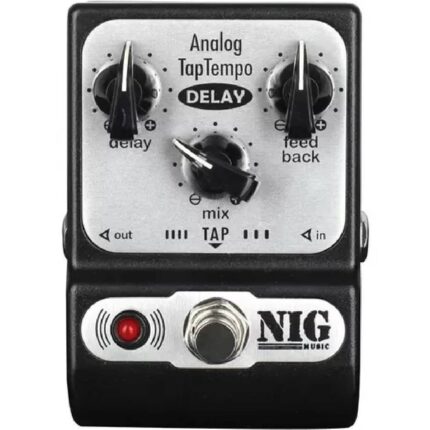 PEDAL NIG ANALOG TAP TEMPO DELAY PADT