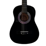 VIOLAO MYTH KIDS MT34N BLACK NYLON ACUSTICO - Imagem 3