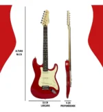 KIT GUITARRA STRINBERG ROCKWAVE RGK50 RD 14674 - Imagem 3