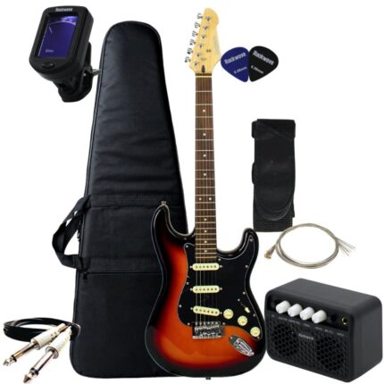 KIT GUITARRA STRINBERG ROCKWAVE RGK50 SB SUNBURST 14672