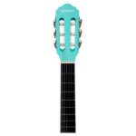 VIOLAO GIANNINI N6 TBS 3/4 START NYLON ACUSTICO TURQUOISE BLUE SATIN- 27027 - Imagem 3